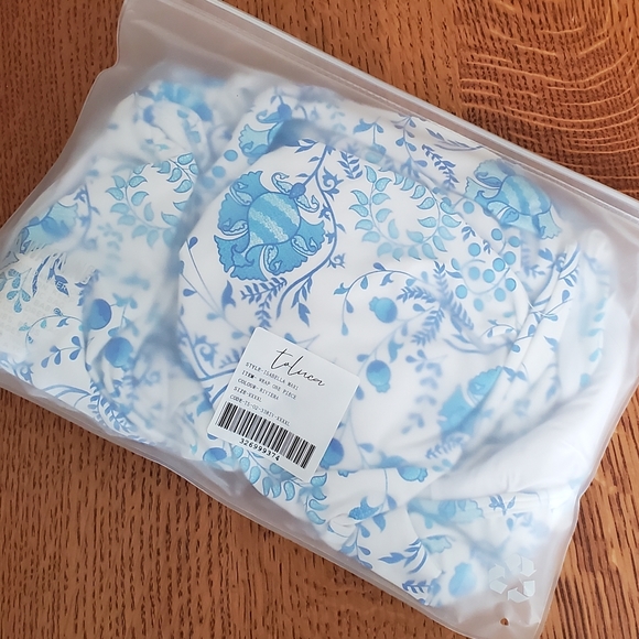 Toluca Swim Isabella Wrap one-piece Maxi - Riviera Print - Picture 10 of 13